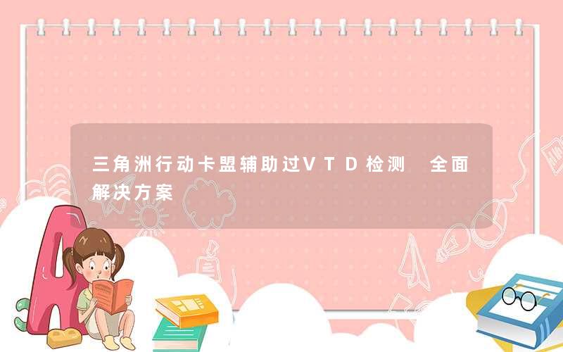 三角洲行动卡盟辅助过VTD检测 全面解决方案