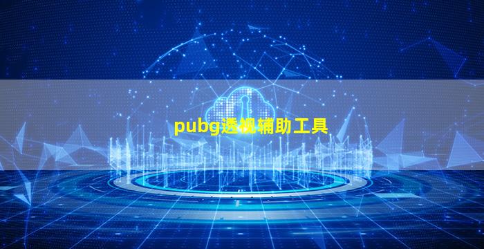 pubg透视辅助工具
