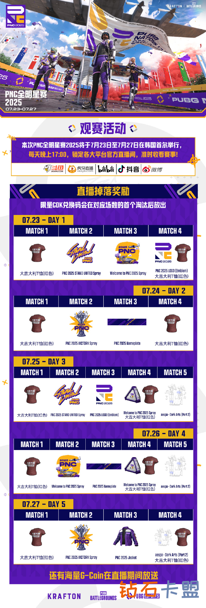 绝地求生最新赛事指南-钻石卡盟